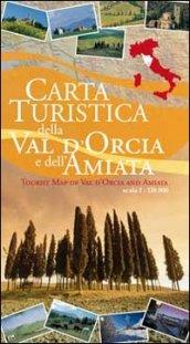 Carta turistica della Val d'Orcia e dell'Amiata 1:120.000