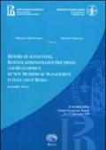 History of accounting, business administration dictrines and development of new methods of management in Italy and in Russia