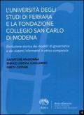 L' università degli studi di Ferrara e la fondazione collegio San Carlo di Modena