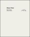 Klaus Prior. Figure arcaiche-Archaischen Gestarten