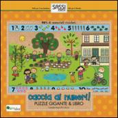 Caccia ai numeri! Puzzle gigante. Con libro