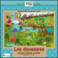 Les dinosaures. Puzzle géant et livre