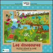 Les dinosaures. Puzzle géant et livre