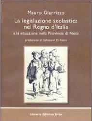 La legislazione scolastica nel Regno d'Italia e la situazione nella provincia di Noto