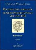 Relazione della ribellione di Sabato Pastore in Foggia nell'anno 1648