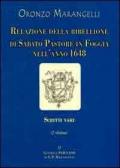 Relazione della ribellione di Sabato Pastore in Foggia nell'anno 1648