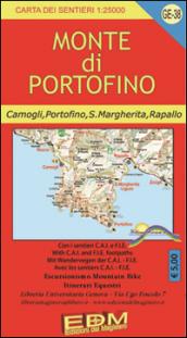 GE 38 Monte di Portofino. Carta dei sentieri 1:25.000