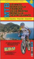 MTB-2 Levanto. Carte dei sentieri di Liguria per mountain bike MTB VTT