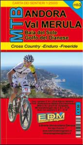 MTB-3 Andora. Carte sentieri di Liguria per mountain bike MTB VTT