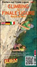 SV-53 Climbing to Finale Ligure. Carte di arrampicata. Free climbing. Ediz. italiana e inglese