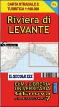 RL Riviera di Levante. Carte stradale della Riviera ligure di Levante