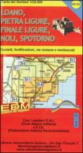 Carta dei sentieri Finale Ligurie, Loano, Pietra Ligure, Noli, Spotorno, Varigotti. Carta dei sentieri 1:25.000