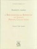 A Bibliographical repertory of italian private collections. 4: Paar-Ruzzini