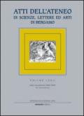 Atti dell'Ateneo di scienze, lettere ed arti di Bergamo: 72