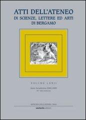 Atti dell'Ateneo di scienze, lettere ed arti di Bergamo: 72