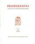 Proporzioni. Annali della fondazione Roberto Longhi