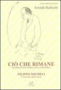 Ciò che rimane. Frammenti di storia nella memoria. Filippo Micheli a cento anni dalla nascita