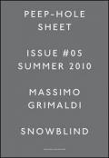 Massimo Grimaldi. Peep-Hole Sheet. Ediz. multilingue. Vol. 5
