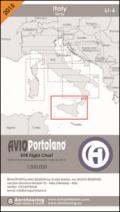 Avioportolano. VFR flight chart LI 6 Italy Sicily. Ediz. bilingue