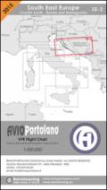 Avioportolano. VFR flight chart SE 2. South East Europe. Croatia south, Bosnia and Herzegovina. Ediz. italiana e inglese