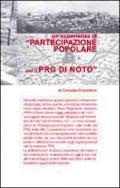 Un' esperienza di «partecipazione popolare per il PRG di Noto»