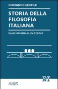 Storia della filosofia italiana dalle origini al XV secolo