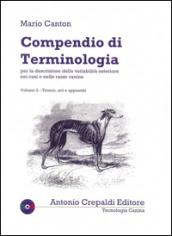 Compendio di terminologia per la descrizione della variabilità esteriore nei cani e nelle razze canine: 2