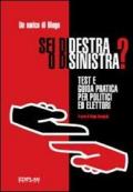 Sei di destra o di sinistra? Test e guida pratica per politici ed elettori