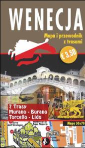 Venezia. Mappa e guida con itinerari. Ediz. Polacca