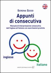 Appunti di consecutiva inglese-italiano