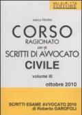 Corso ragionato per gli scritti di avvocato civile: 3