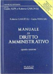 Manuale di diritto amministrativo