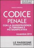 Codice penale. Ultimissima rassegna giurisprudenziale. Novembre 2016