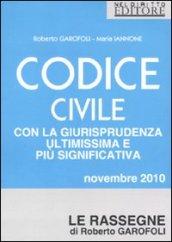 Codice civile. Ultimissima rassegna giurisprudenziale. Novembre 2016