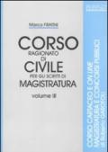 Corso ragionato di civile per gli scritti di magistratura