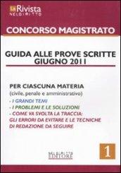 Rivista Neldiritto. Speciale concorso magistrato (2011) (La)