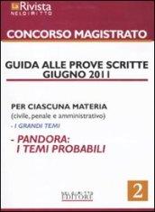 Rivista Neldiritto. Speciale concorso magistrato (2011) (La)