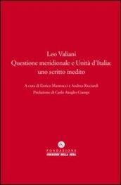 Questione meridionale e Unità d'Italia