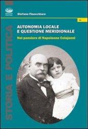 Autonomia locale e questione meridionale nel pensiero di Napoleone Colajanni