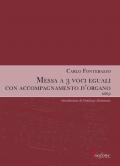 Messa a 3 voci eguali con accompagnamento d'organo