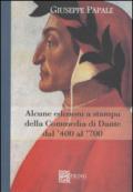 Alcune edizioni della Commedia di Dante dal '400 al '700
