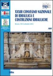 XXXIII Convegno nazionale di idraulica e costruzioni idrauliche. Con CD-ROM