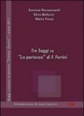 Tre saggi su «La partenza» di Franco Fortini