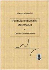 Formulario di analisi matematica e calcolo combinatorio