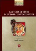 Lettura di testi di autori contemporanei 1990-2013