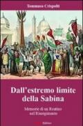 Dall'estremo limite della Sabina. Memorie di un reatino nel Risorgimento