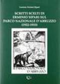 Scritti scelti di Erminio Sipari sul Parco Nazionale d'Abruzzo (1922-1933)