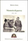 Memorie di guerra 1940-1945