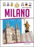 Milano map souvenir. Guida e mappa