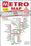 Metro map Milano